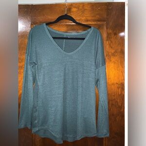 Abercrombie & Fitch Teal Long Sleeve Top